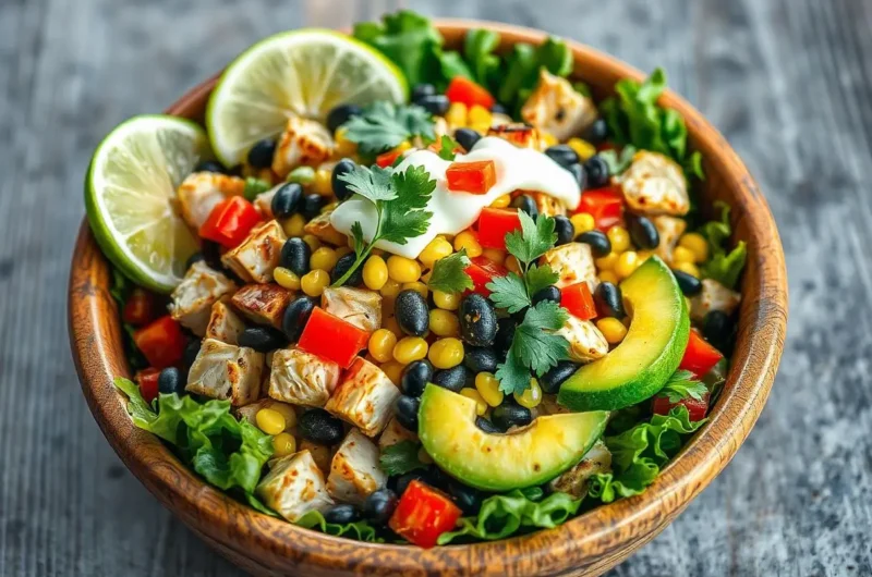 Best Mexican Chicken Salad Recipe: Spicy & Delicious
