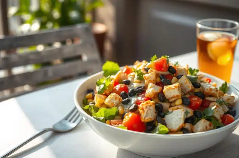 Sweet and Crunchy Chicken Salad with Grapes and Pecans